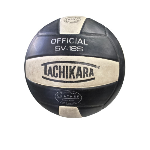 Vist Large View of Product Image Which is Used Tachikara OFFICIAL SV-18S VOLLEYBALL Indoor VB Black