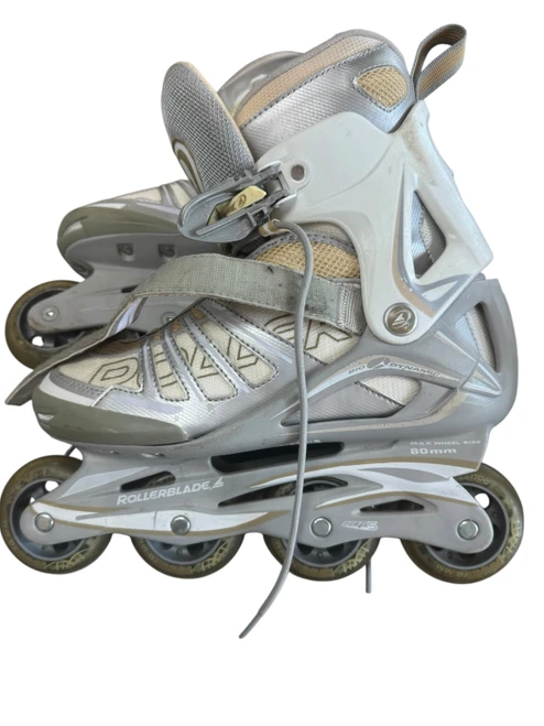 Vist Large View of Product Image Which is Used Rollerblade SPIRIT BLADE XT Senior Rec Fitness Skates White Senior 10