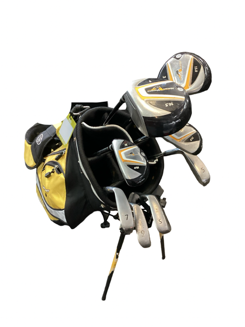 Vist Large View of Product Image Which is Used Walter Hagen VARSITY Teen Package Set RH Black 8 Piece
