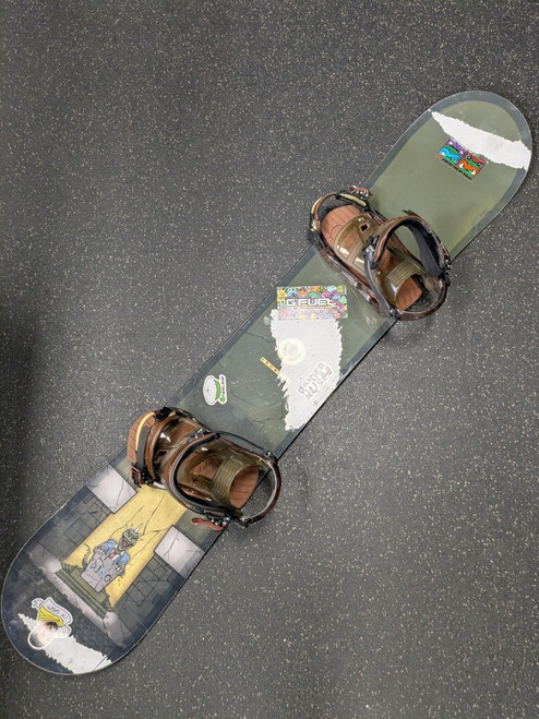 Vist Large View of Product Image Which is Used Snowjam KWON DWD Mens Board/Bindings Green 155 cm