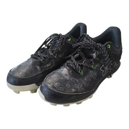 Vist Large View of Product Image Which is Used Under Armour HARPER 8 TPU BB/SB Cleats Black Junior 04.5