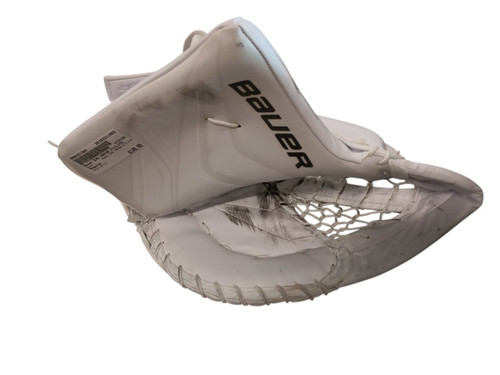 Vist Large View of Product Image Which is Used Bauer S25 VAPOR FLYLITE Senior Goalie Catcher White