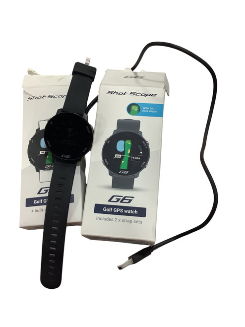 Vist Large View of Product Image Which is Used SHOT SCOPE G6 GOLF GPS WATCH Swing Aid
