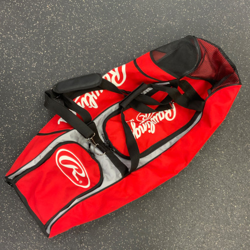 Vist Large View of Product Image Which is Used Rawlings BB/SB Player Carry Bag Red