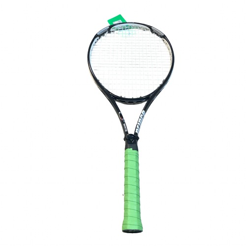 Vist Large View of Product Image Which is Used Prince BLACK RACQUET Adult Tennis Racquet Black 4 1/4"