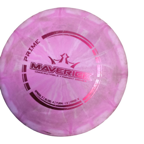 Vist Large View of Product Image Which is Used Dynamic Discs MAVERICK PRIME Disc Golf Driver Pink