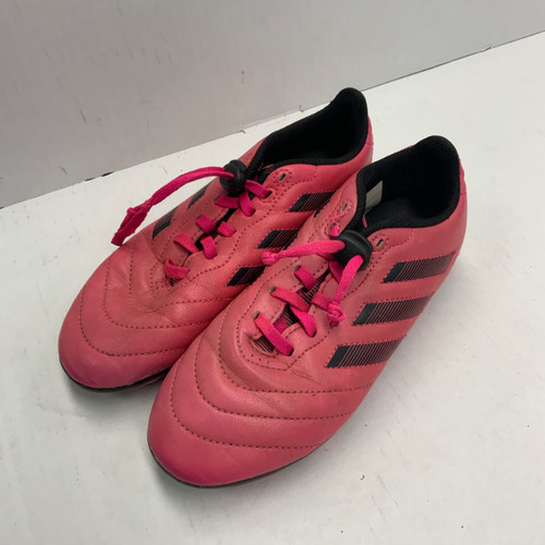 Vist Large View of Product Image Which is Used Adidas Soccer Cleats Pink Junior 03