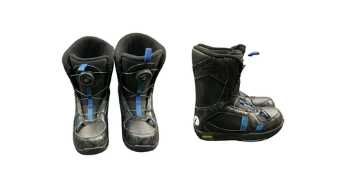 Vist Large View of Product Image Which is Used K2 MINI TURBO Boys Snowboard Boots Black Junior 01