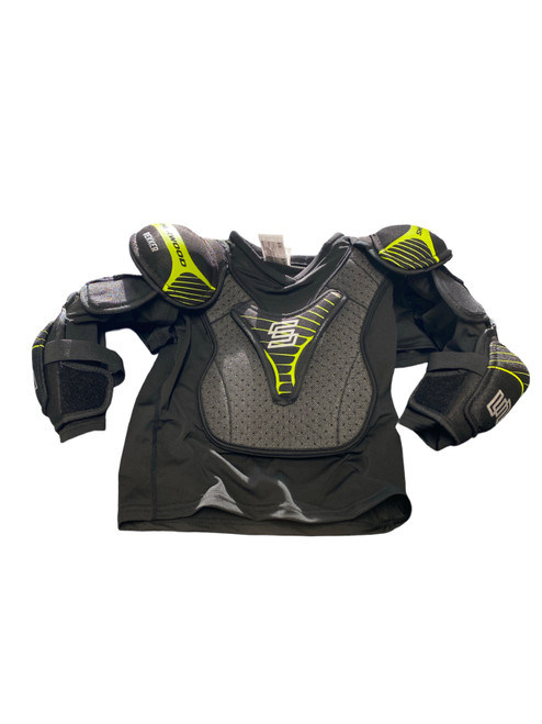 Vist Large View of Product Image Which is Used Sher-wood REKKER KIT Youth Shoulder Pads MD