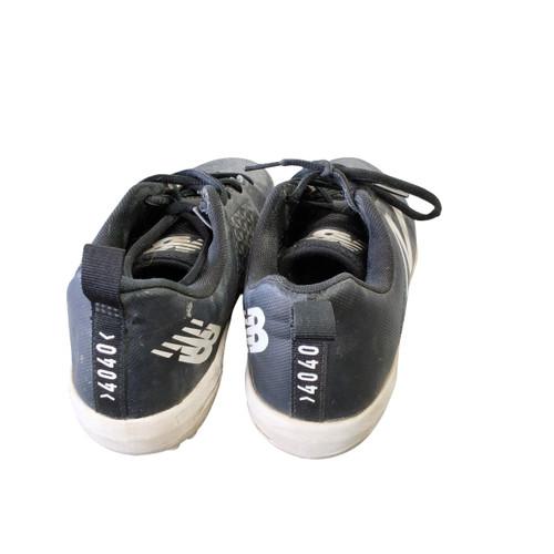 Vist Large View of Product Image Which is Used New Balance JUNIOR TURF CLEATS BB/SB Cleats Black Junior 04.5