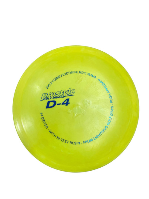 Vist Large View of Product Image Which is Used PROSTYLE D-4 Disc Golf Driver Yellow