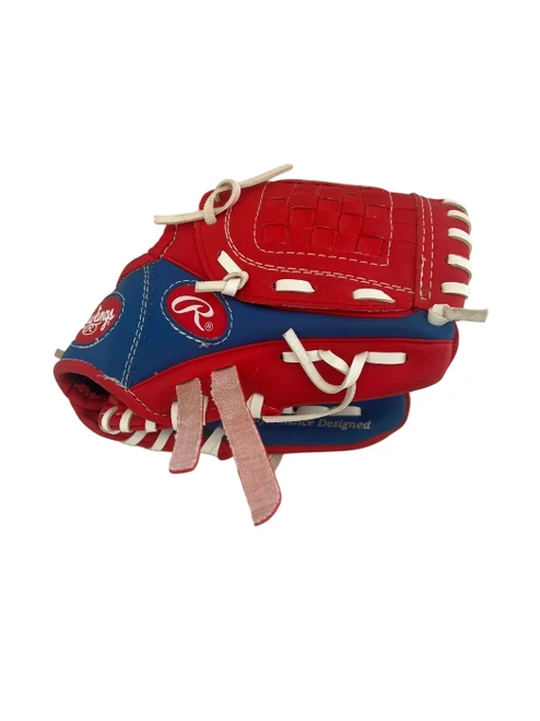 Vist Large View of Product Image Which is Used Rawlings PL91SR 9" RHT T-Ball Glove