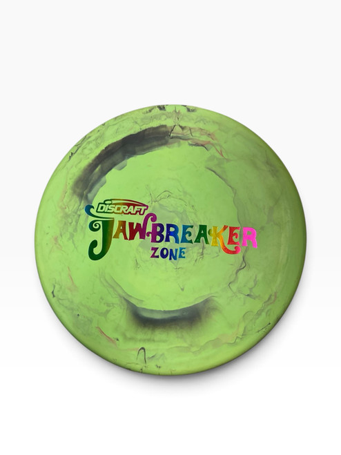 Vist Large View of Product Image Which is Used Discraft JAWBREAKER ZONE Disc Golf Mid Range Green 172g
