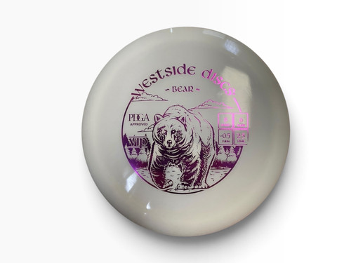 Vist Large View of Product Image Which is Used Westside VIP BEAR Disc Golf Driver White 173g