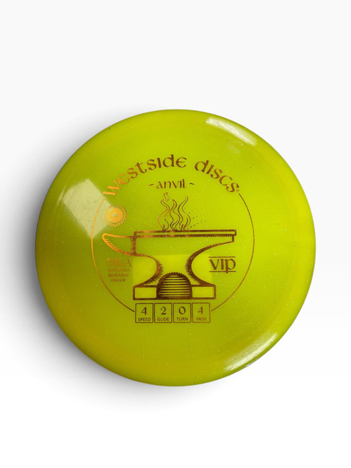 Vist Large View of Product Image Which is Used Westside VIP ANVIL Disc Golf Putter Royal Blue 173g