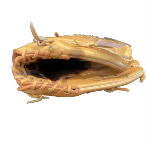 Vist Large View of Product Image Which is Used Rawlings RBG60 BB/SB Glove RH Throw Tan 12"