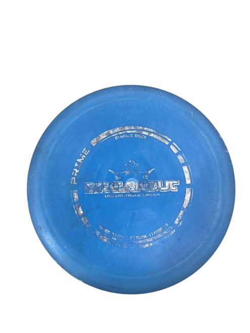 Vist Large View of Product Image Which is Used Dynamic Discs BREAKOUT PRIME Disc Golf Driver Royal Blue
