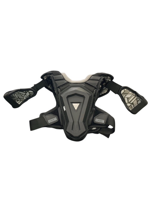 Vist Large View of Product Image Which is Used True CADET Lacrosse Shoulder Pads Black SM