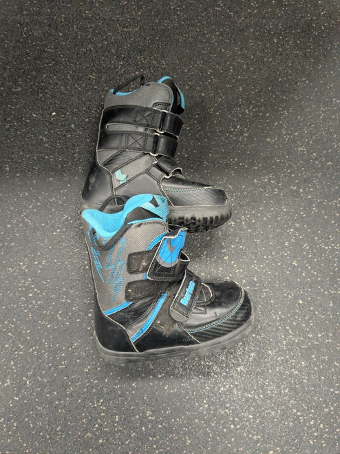 Vist Large View of Product Image Which is Used Burton BOOT Boys Snowboard Boots White Youth 13.0