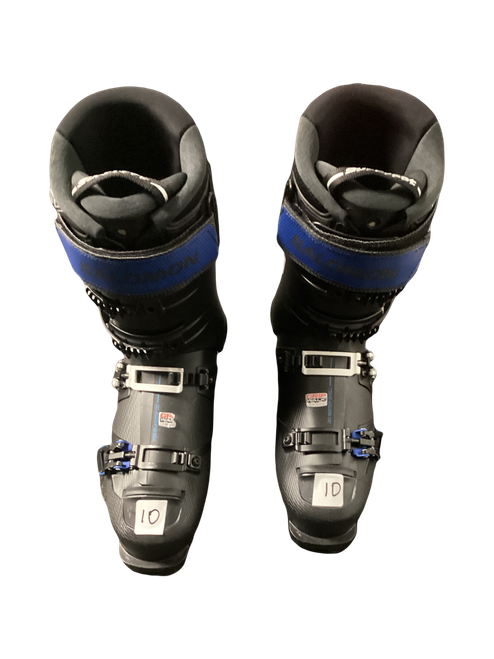 Vist Large View of Product Image Which is Used Salomon S PRO ALPHA Mens DH Ski Boot Black 280 MP - M10 - W11