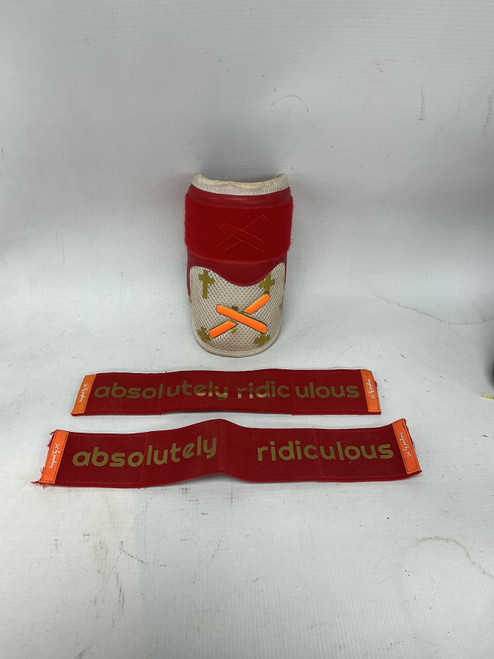 Vist Large View of Product Image Which is Used BB/SB ABSOLUTELY RIDICULOUS Resurrection Elbow Protector Red