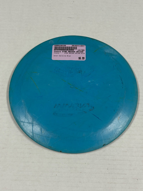 Vist Large View of Product Image Which is Used Innova STAR ARCHON DRIVER BLUE Disc Golf Driver Carolina Blue