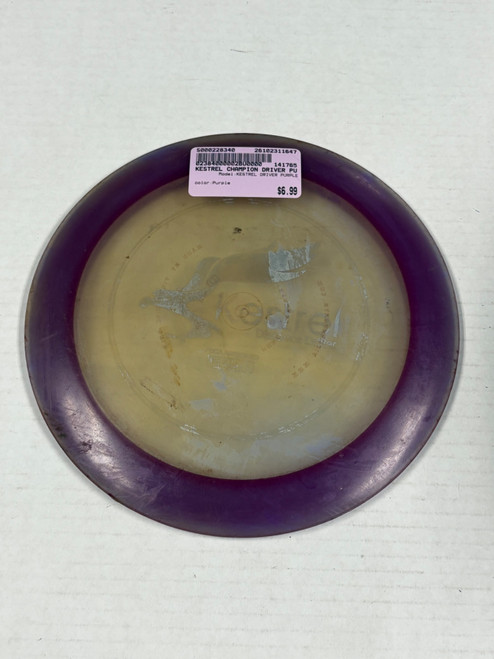 Vist Large View of Product Image Which is Used KESTREL DRIVER PURPLE Disc Golf Driver Purple