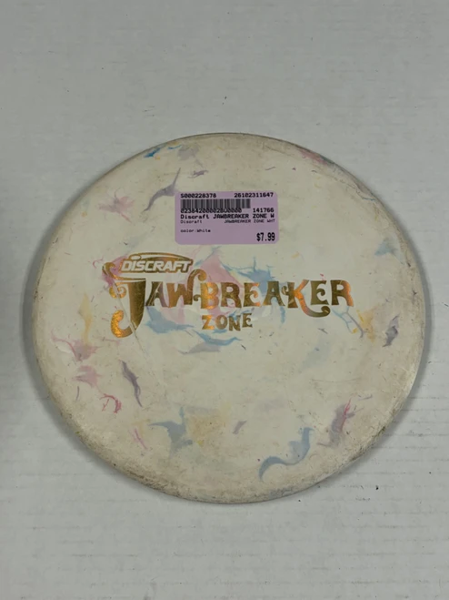 Vist Large View of Product Image Which is Used Discraft JAWBREAKER ZONE WHT Disc Golf Putter White