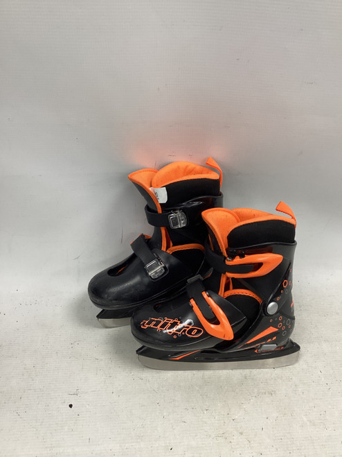 Vist Large View of Product Image Which is Used Lake Placid NITRO 8.8 Boys Softboot Skate Black Adjustable