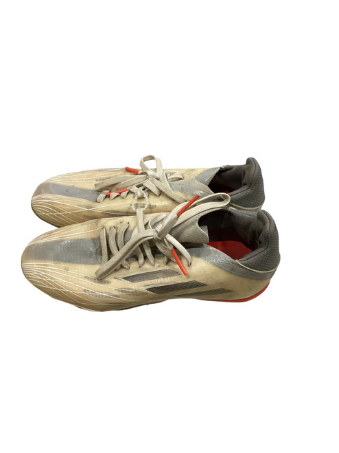 Vist Large View of Product Image Which is Used Adidas X EVERCLEAR Soccer Cleats Beige Junior 03.5