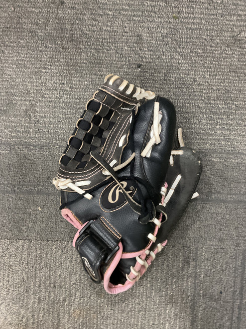 Vist Large View of Product Image Which is Used Rawlings FASTPITCH SOFTBALL RH Throw Fastpitch Gloves Black 11"