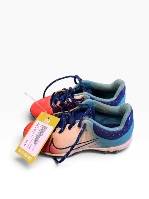 Vist Large View of Product Image Which is Used Nike BB CLEATS BB/SB Cleats White/Royal/Red Junior 02.5