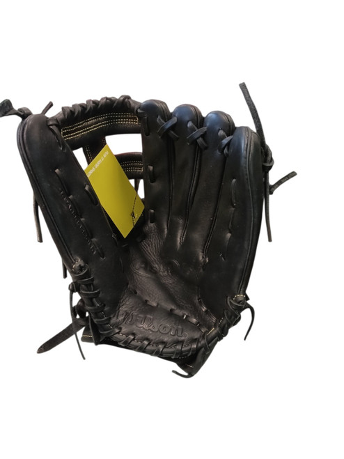Vist Large View of Product Image Which is Used Wilson A950 BB/SB Glove RH Throw Black 13"