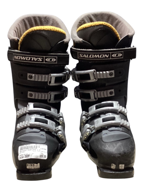 Vist Large View of Product Image Which is Used Salomon PERFORMA 6.0 Mens DH Ski Boot Black 265 MP - M08.5 - W09.5