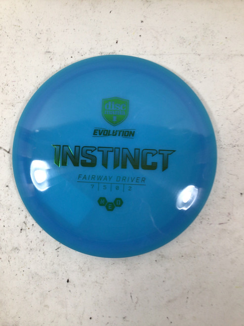 Vist Large View of Product Image Which is Used Discmania EVOLUTION NEO INSTINCT Disc Golf Driver Royal Blue 175g