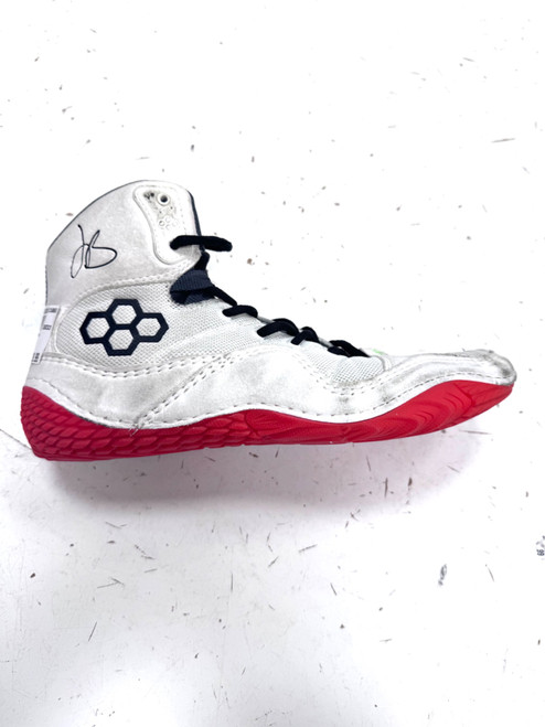 Vist Large View of Product Image Which is Used Rudis Wrestling Shoes White Senior 9