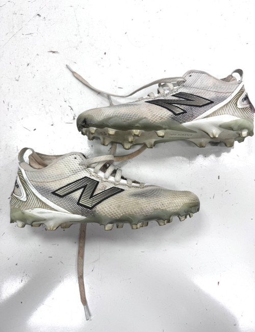 Vist Large View of Product Image Which is Used New Balance Jr FB Cleats White Junior 06