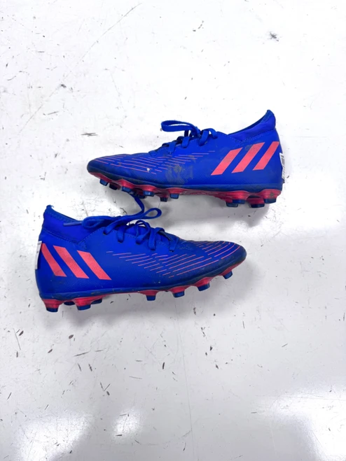 Vist Large View of Product Image Which is Used Adidas Soccer Cleats Navy Blue Junior 04