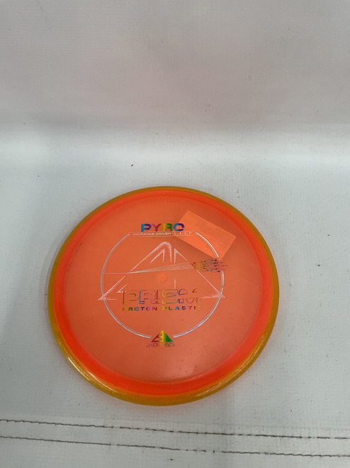 Vist Large View of Product Image Which is Used Axiom PYRO Disc Golf Mid Range Orange