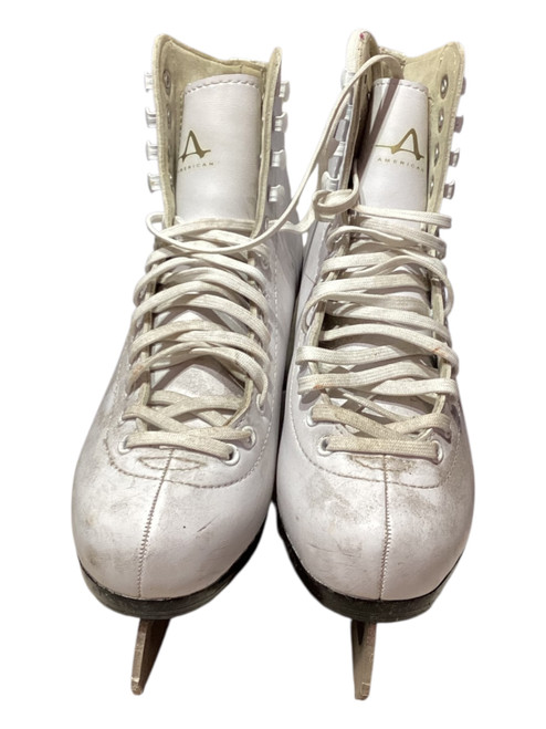 Vist Large View of Product Image Which is Used American Athletic GS WomensFigure Skate White Senior 7
