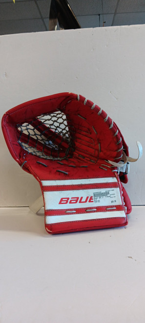 Vist Large View of Product Image Which is Used Bauer GSX Inter Goalie Catcher Red