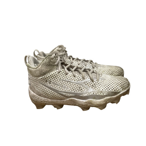 Vist Large View of Product Image Which is Used Under Armour Jr FB Cleats White Junior 05