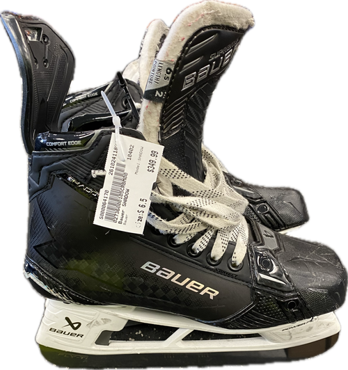 Vist Large View of Product Image Which is Used Bauer SHADOW Senior Hockey Skate Senior 6.5
