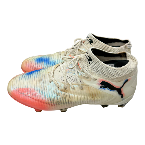 Vist Large View of Product Image Which is Used Puma FUTURE 8 ULTIMATE FG Soccer Cleats White Junior 04.5