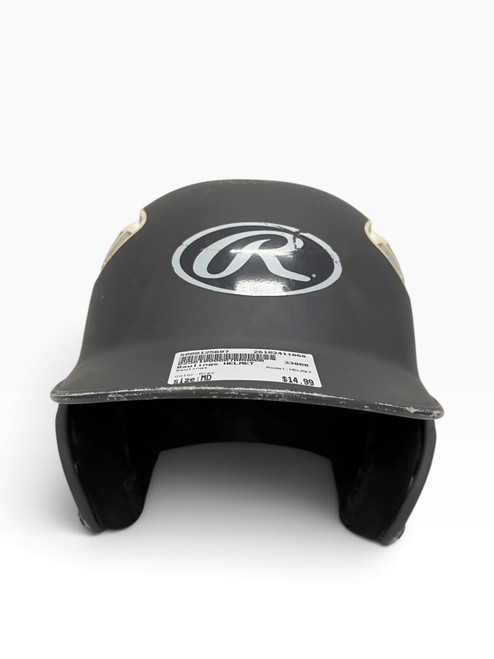 Vist Large View of Product Image Which is Used Rawlings HELMET Batting Helmet No Mask Grey MD