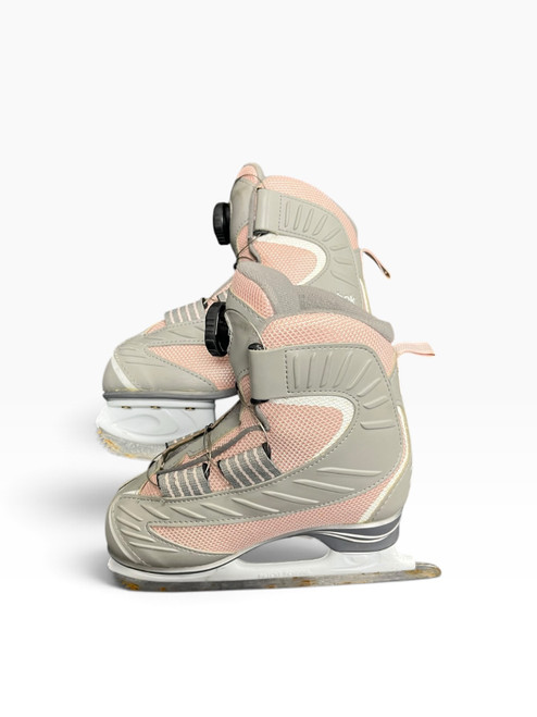 Vist Large View of Product Image Which is Used Reebok FIGURE SKATES Girls Softboot Skate Pink Youth 12.0