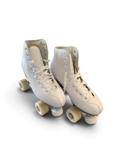 Vist Large View of Product Image Which is Used PAPISON Senior Roller Quad Skates White Senior 9