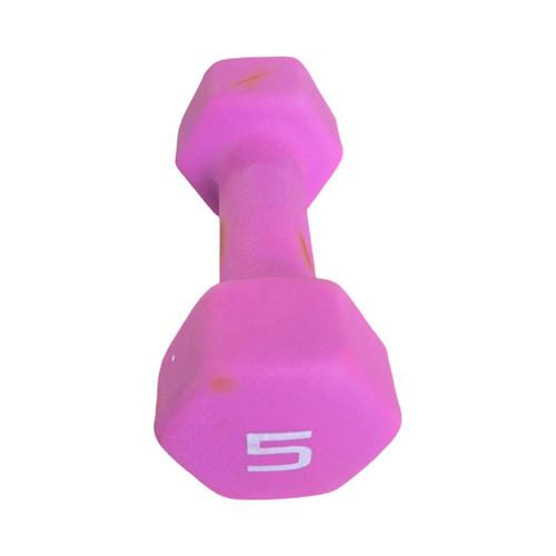 Vist Large View of Product Image Which is Used 5 LB DUMBBELL Hex Dumbbell (Each) 5 lb
