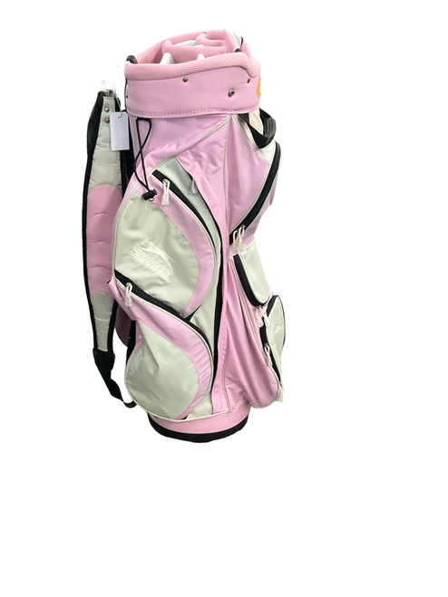 Vist Large View of Product Image Which is Used Slazenger 7 WAY Womens Cart Bag Pink