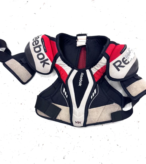 Vist Large View of Product Image Which is Used Reebok 14K Junior Shoulder Pads MD